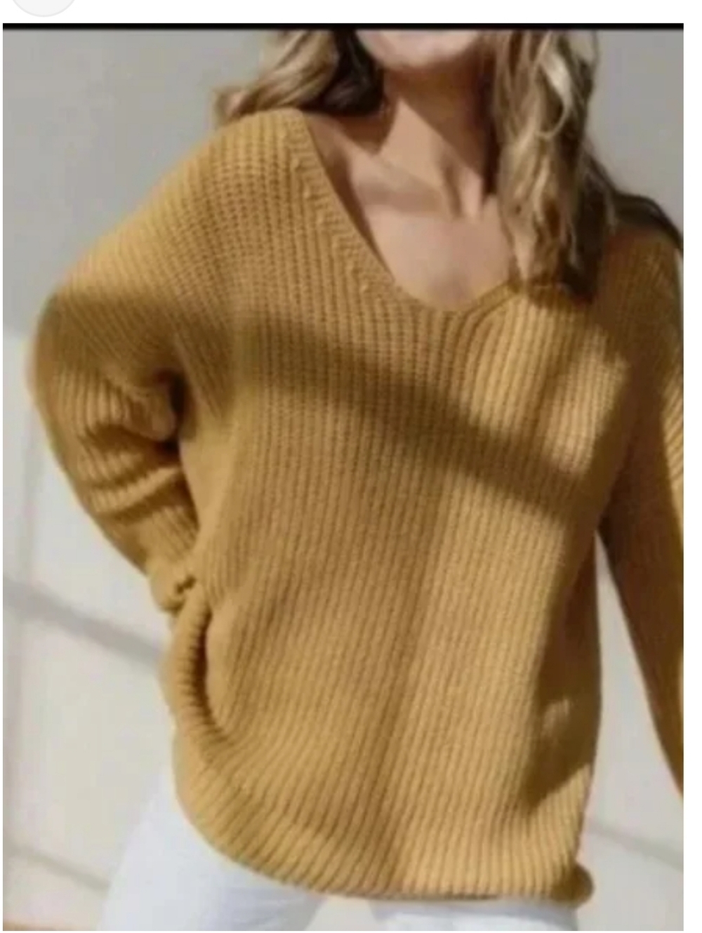 Jenni Kayne Cotton Cabin Knit Sweater Size Medium